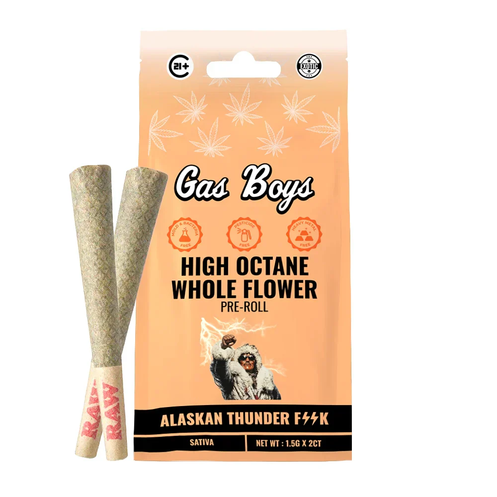 ALASKAN THUNDER F⚡︎⚡︎K WHOLE FLOWER PRE-ROLL 1.5Gx2