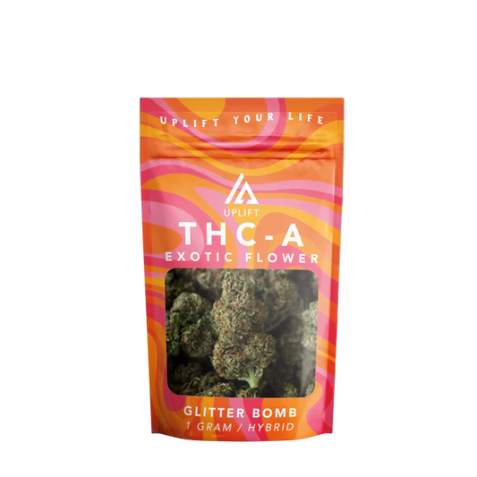 THC-A Exotic Flower 1g - Glitter Bomb
